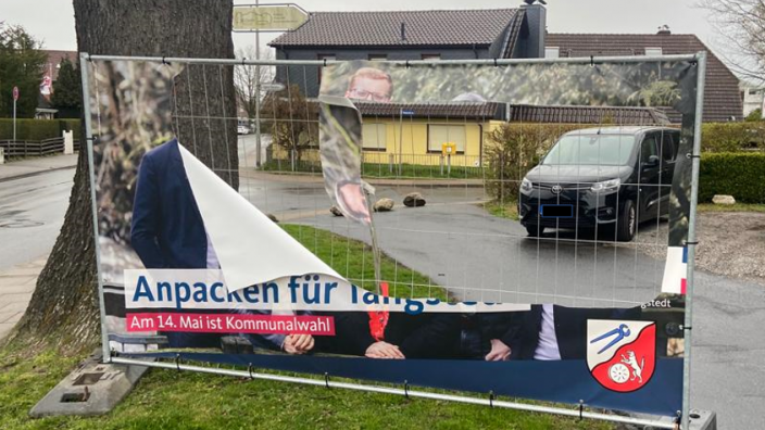 CDU-Banner Dorfstraße
